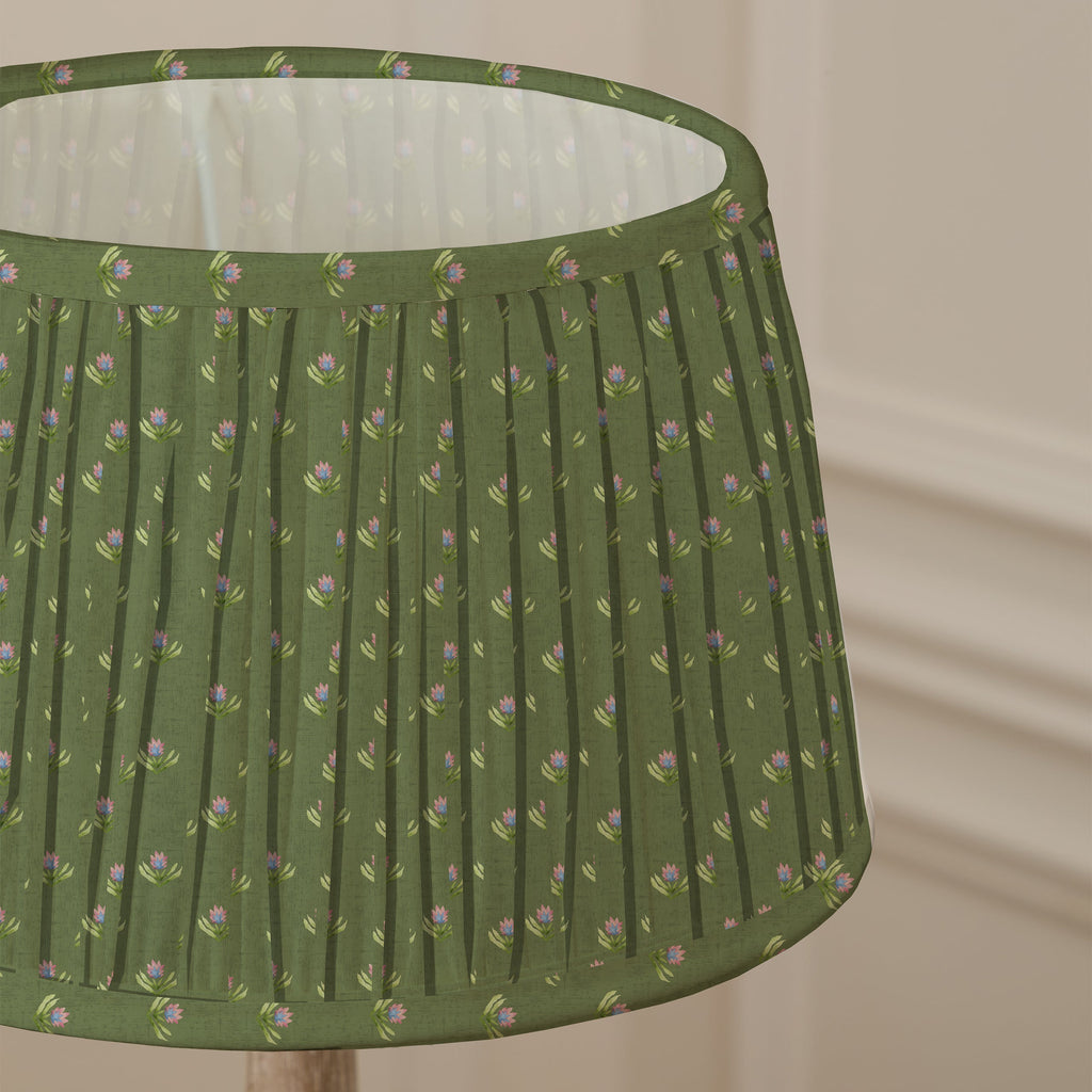 Raja Pleated Tapered Lamp Shade