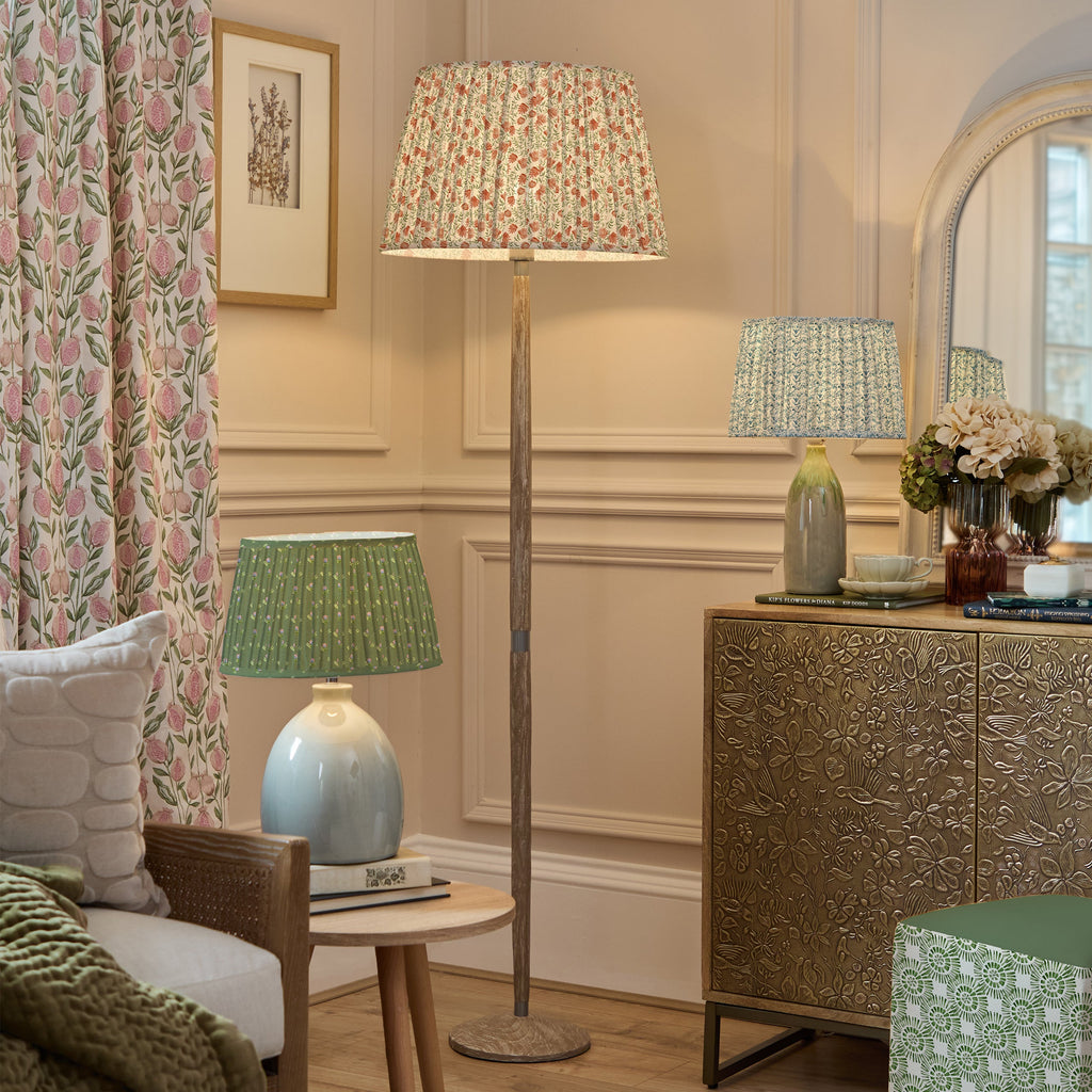 Raja Pleated Tapered Lamp Shade