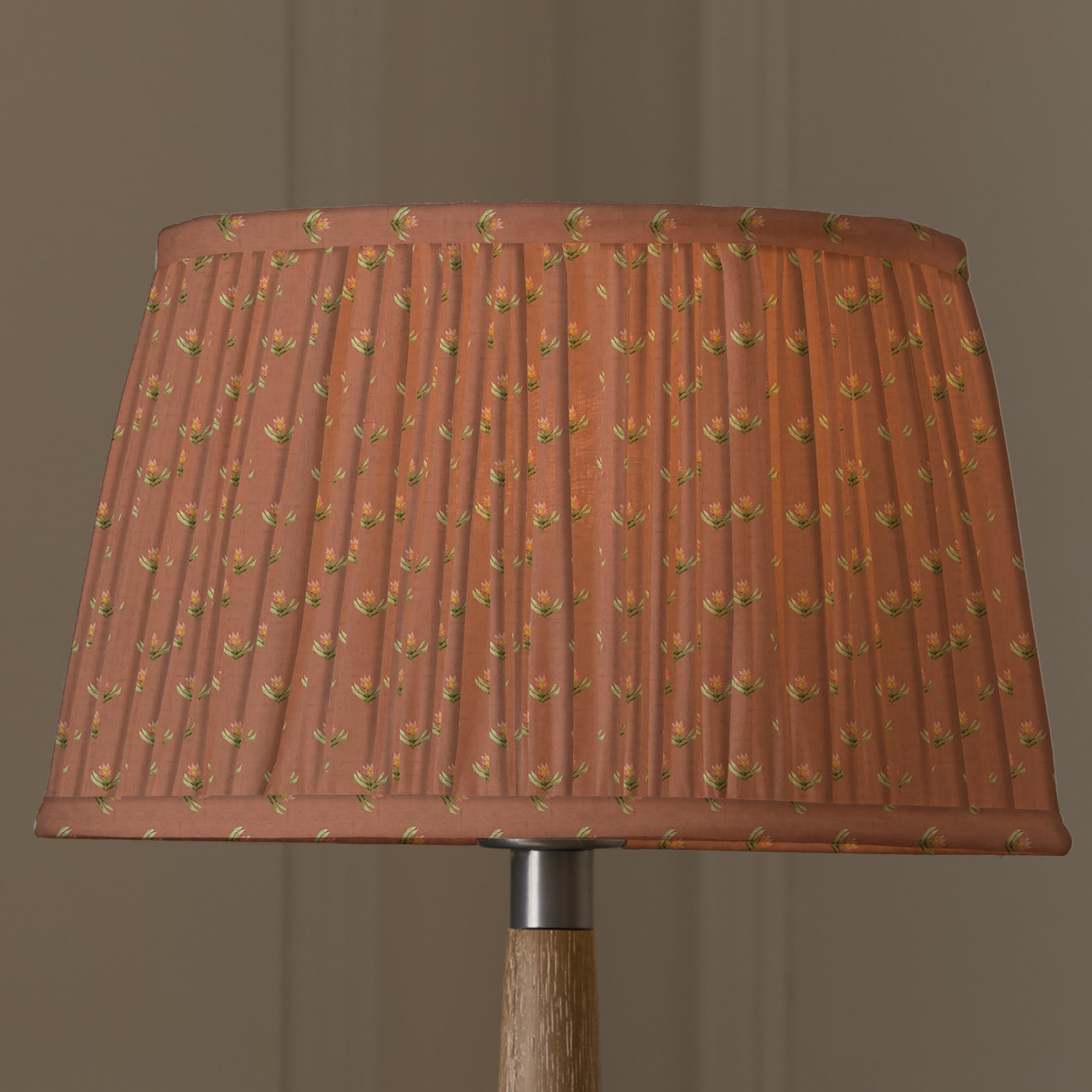 Raja Pleated Tapered Lamp Shade