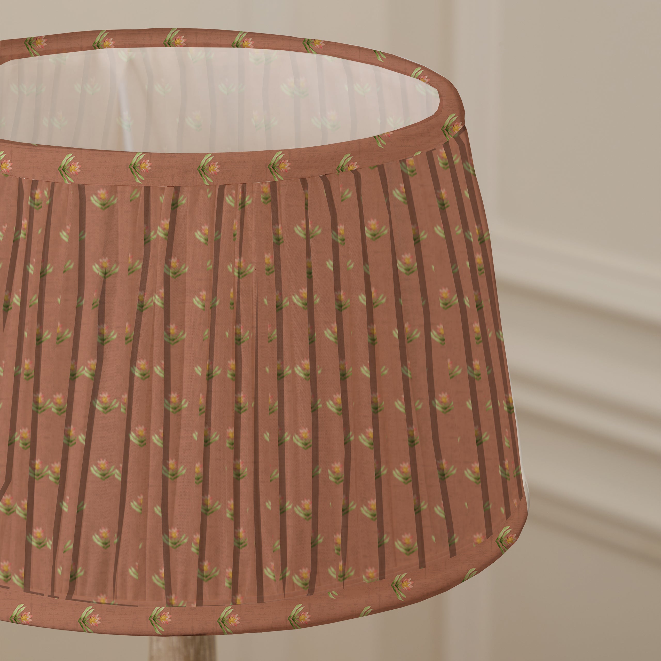Raja Pleated Tapered Lamp Shade