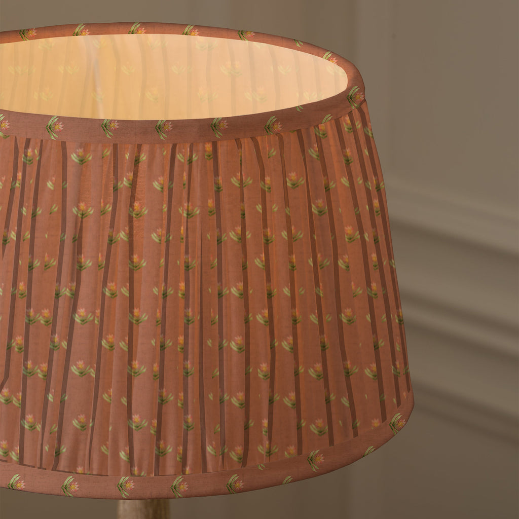 Raja Pleated Tapered Lamp Shade