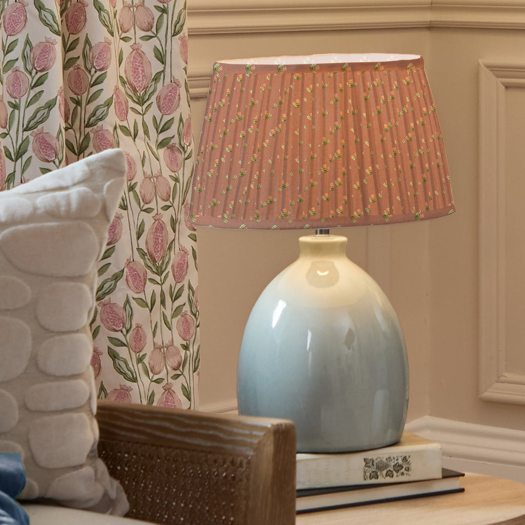 Raja Pleated Tapered Lamp Shade