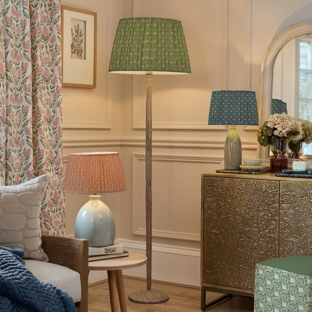 Raja Pleated Tapered Lamp Shade