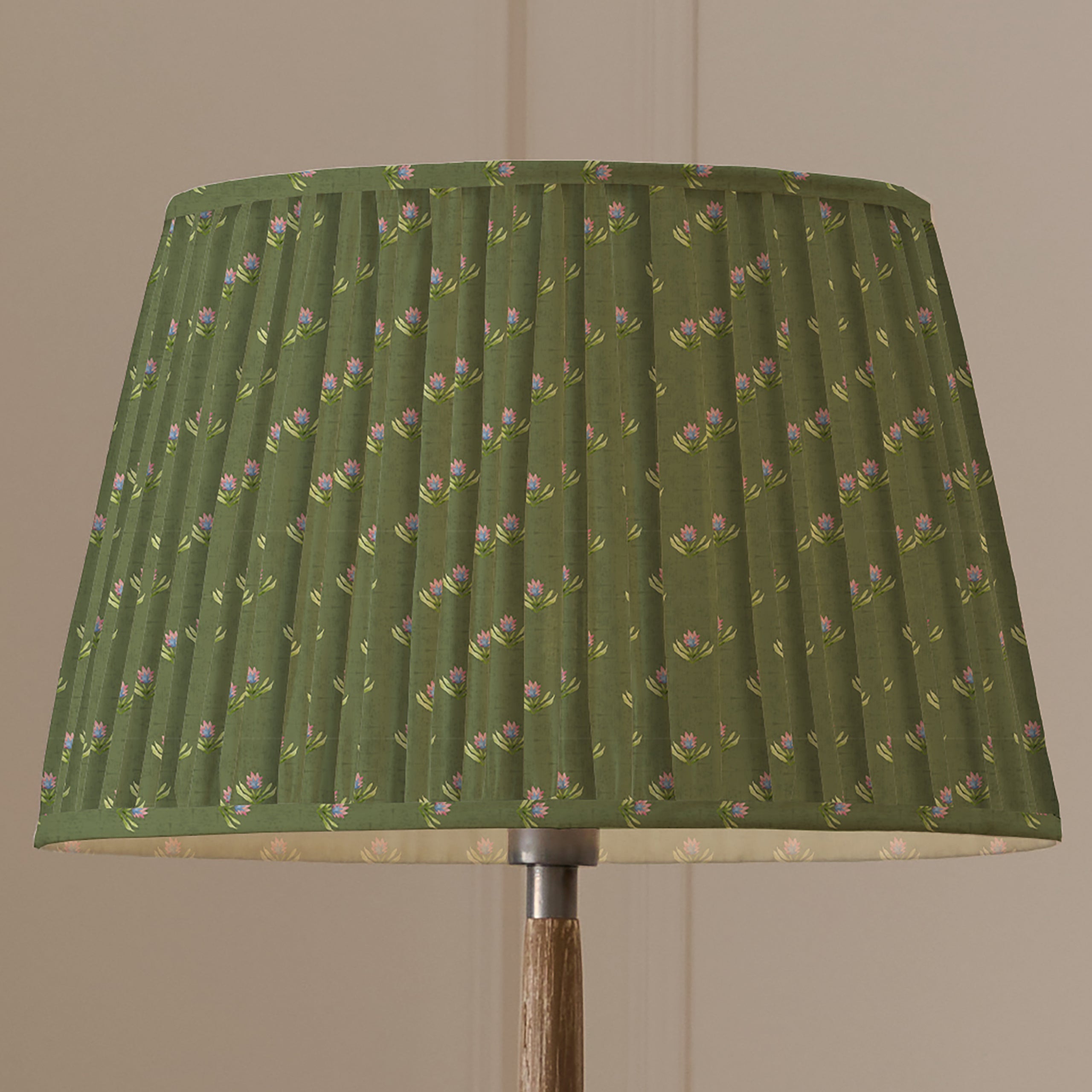 Raja Pleated Tapered Lamp Shade