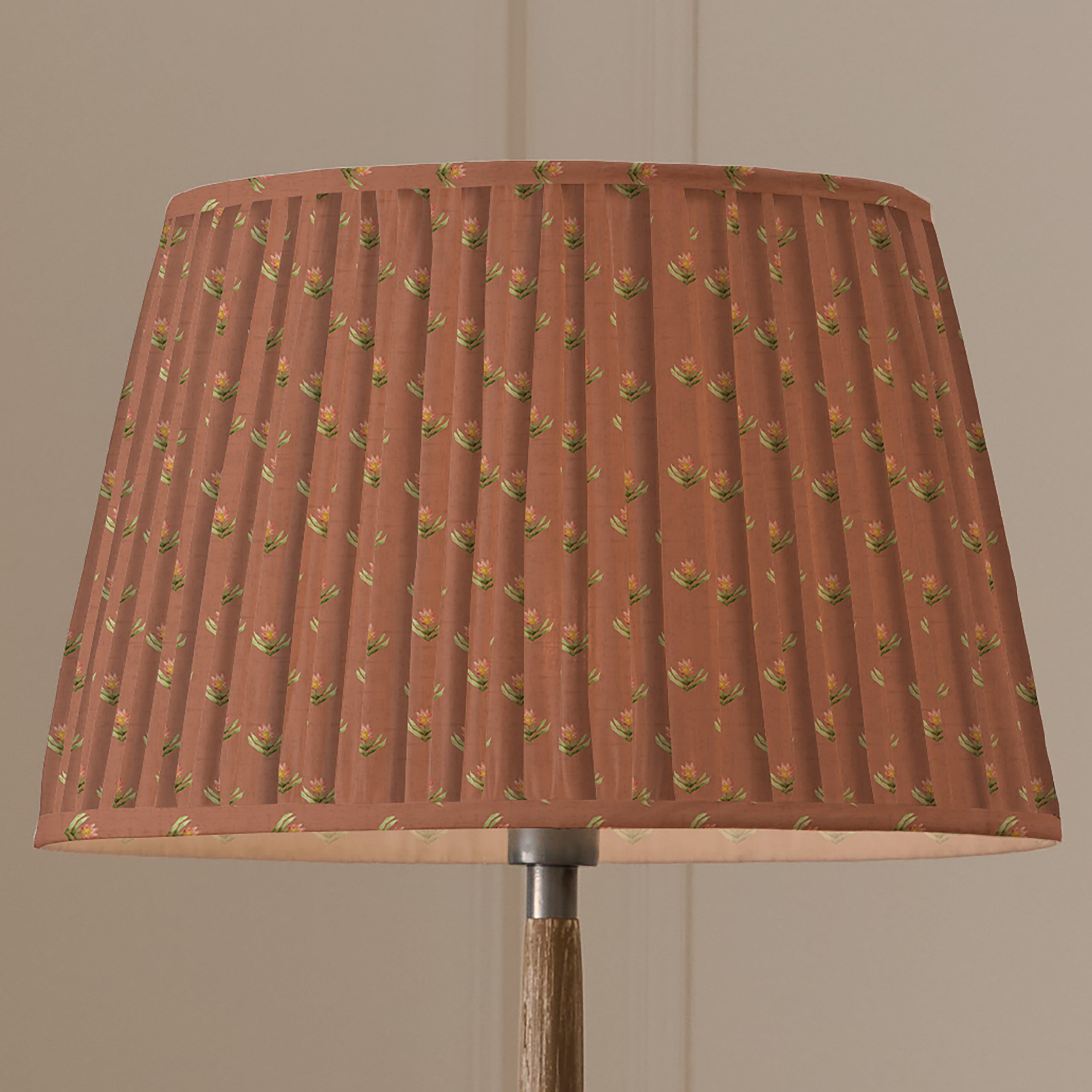 Raja Pleated Tapered Lamp Shade
