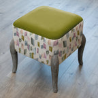 Arwen Printed Ralf Footstool