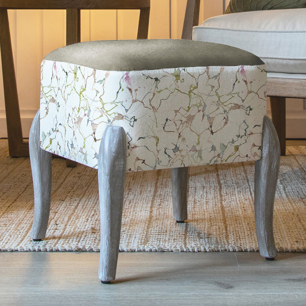 Carrara Printed Ralf Footstool