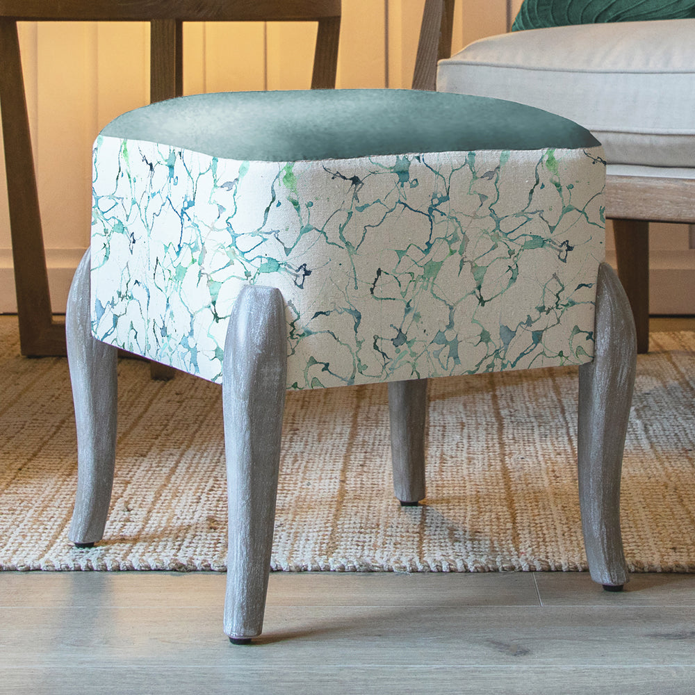 Carrara Printed Ralf Footstool