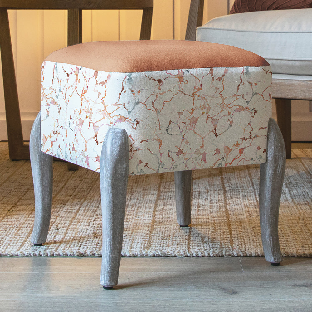 Carrara Printed Ralf Footstool