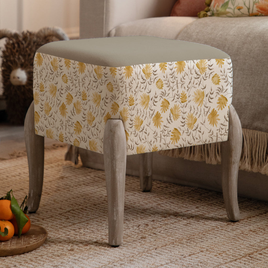 Elai Printed Ralf Footstool