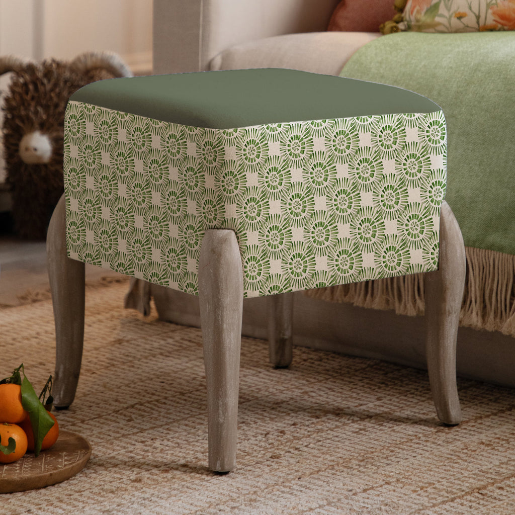 Vali Printed Ralf Footstool