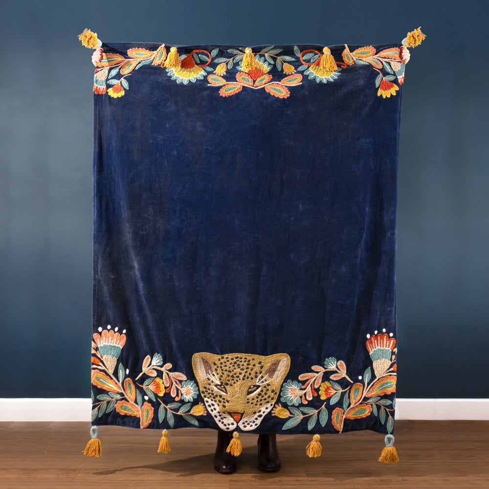 Regal Leopard Throw