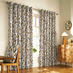 Reno Geometric Eyelet Curtains