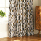 Reno Geometric Eyelet Curtains