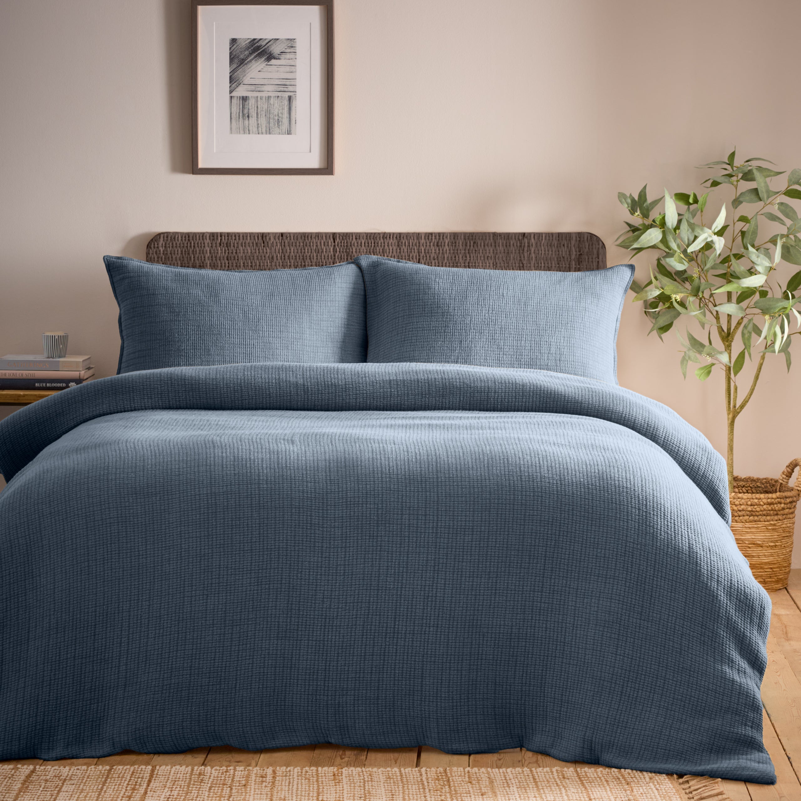 Ribble Acid Washed Duvet Cover Set