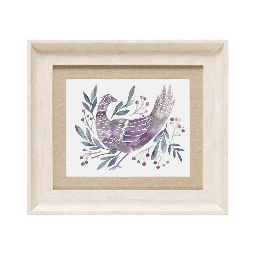 Ritsurin Violet Framed Print