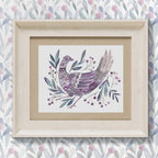 Ritsurin Violet Framed Print