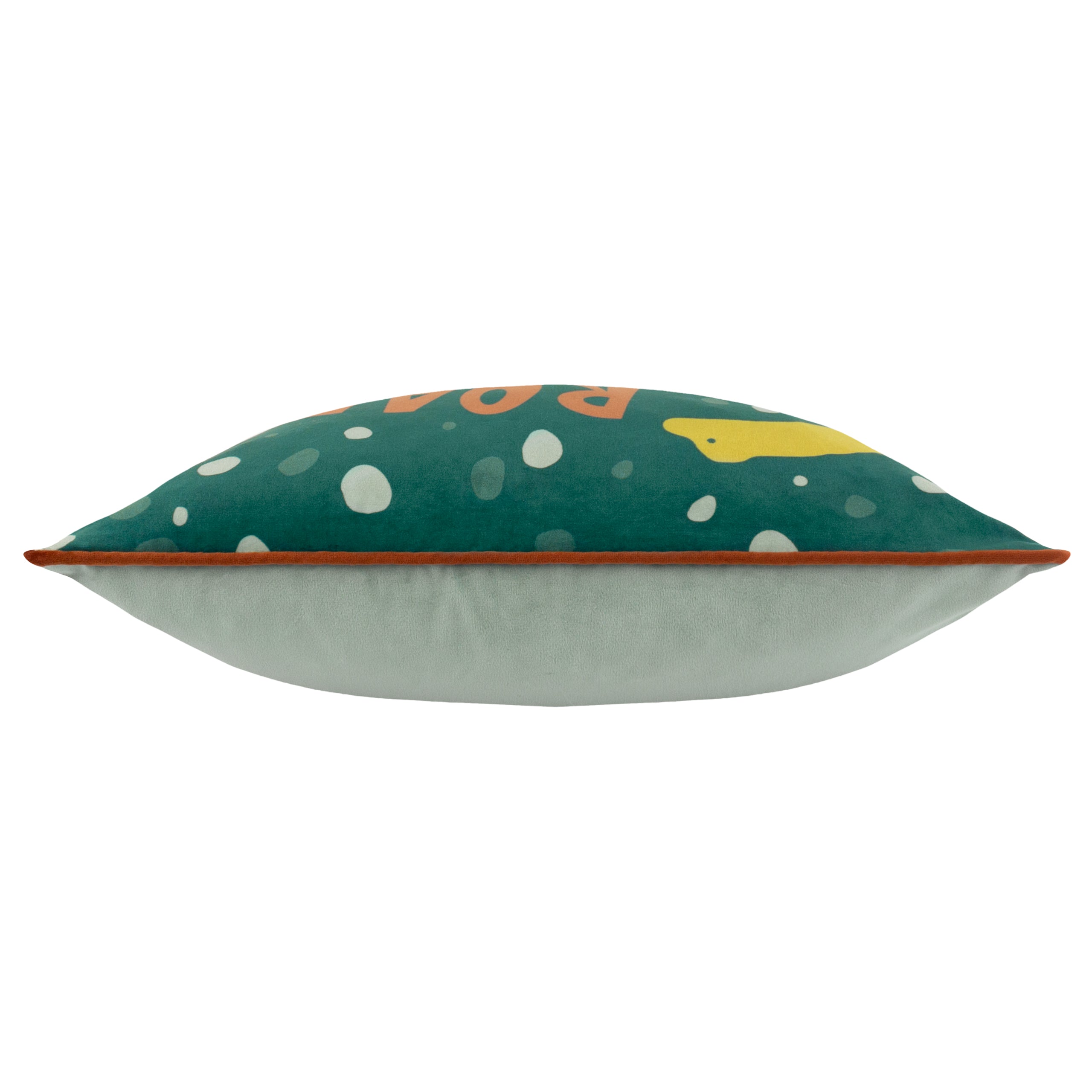 Roar Piped Velvet Cushion