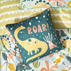 Roar Piped Velvet Cushion