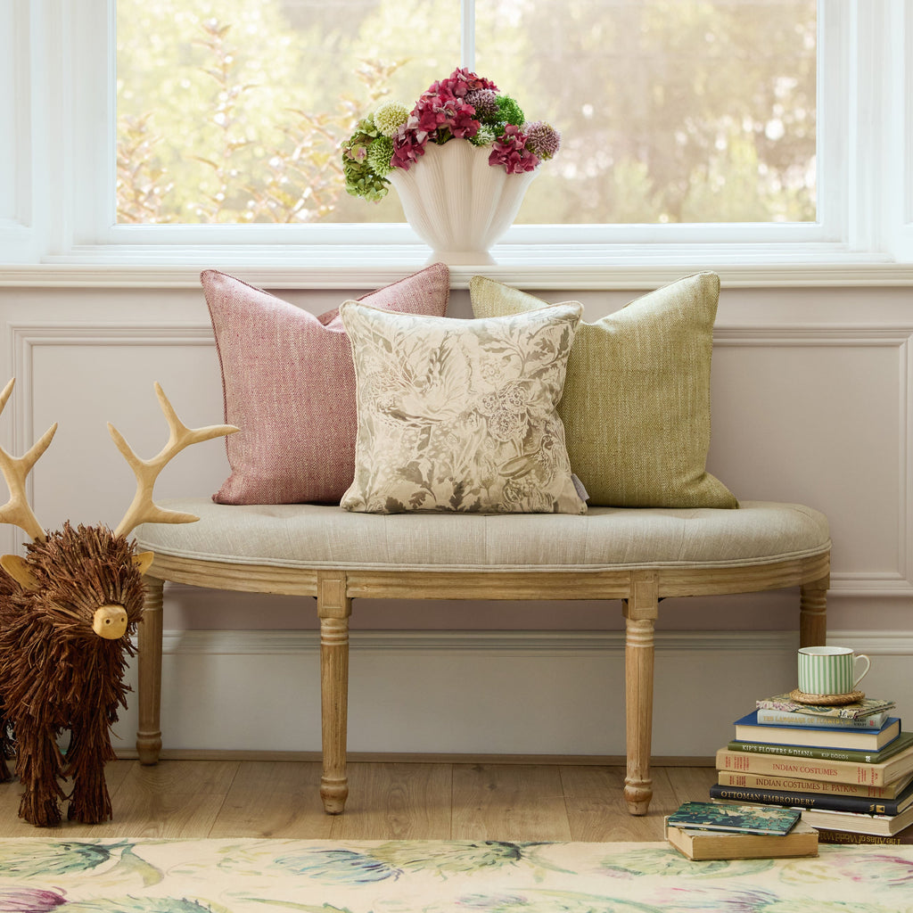 Rothesay Printed Piped Cushion