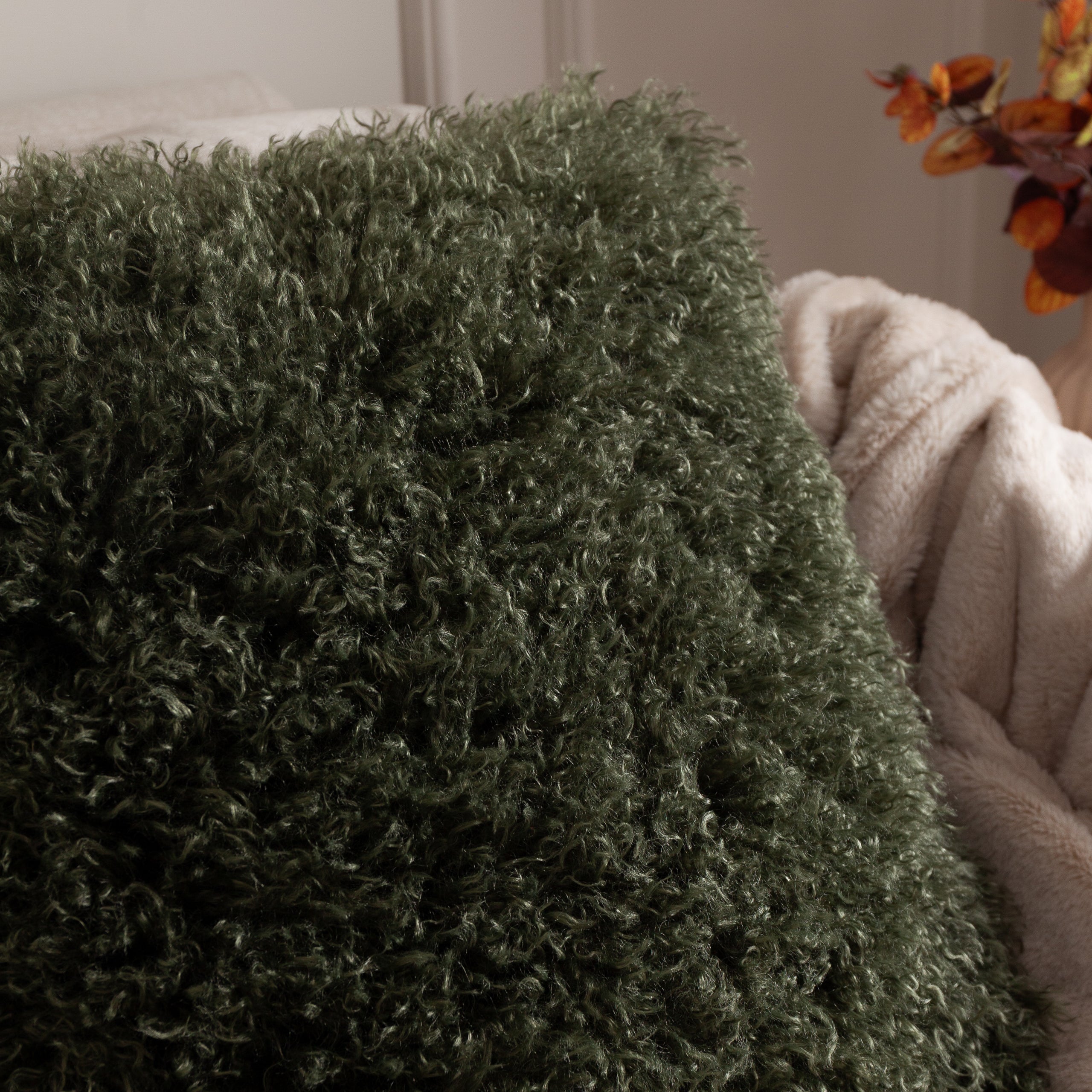 Rowan Faux Fur Cushion