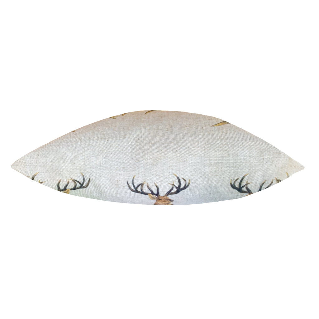 Stag Head Repeat Stag Cushion