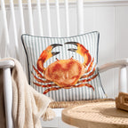 Salcombe Crab Piped Cushion