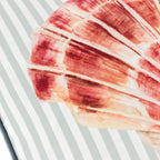 Salcombe Scallop Piped Cushion