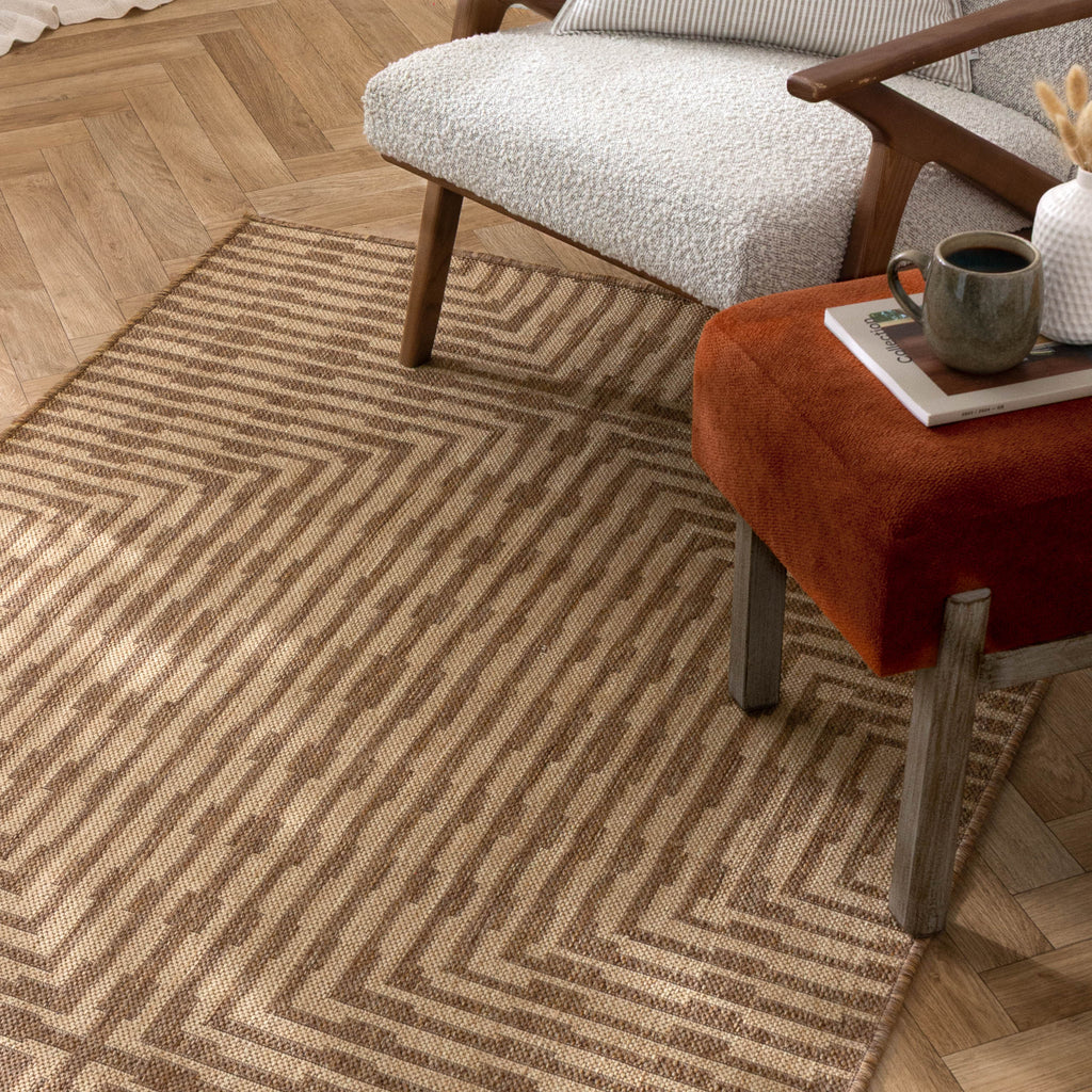 Sandown Jute Effect Indoor/Outdoor Rug