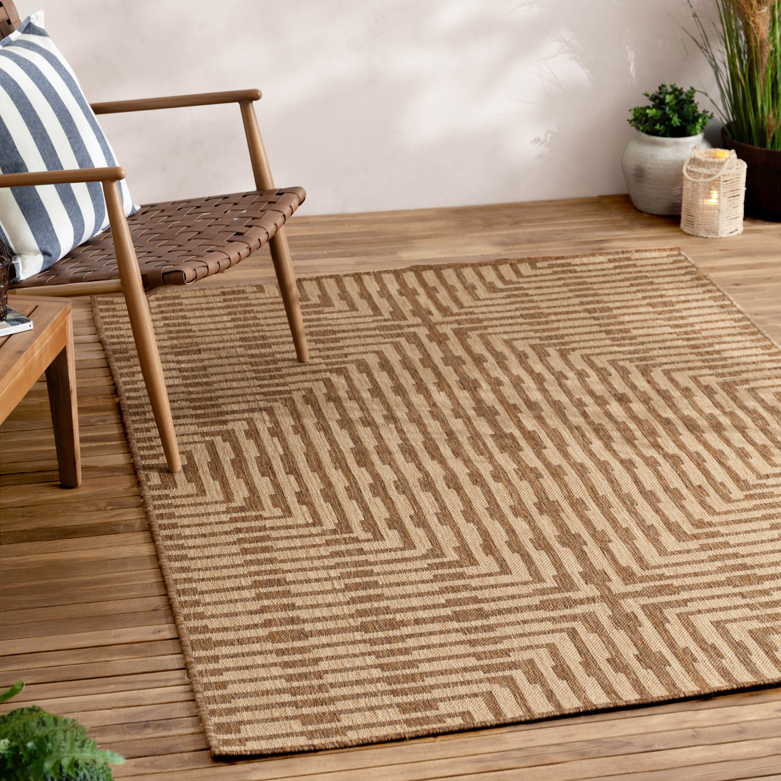 Sandown Jute Effect Indoor/Outdoor Rug