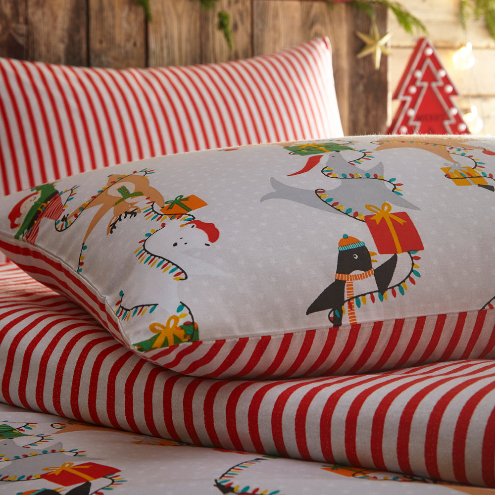 Santas Workshop Christmas Duvet Cover Set