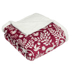 Skandi Woodland Sherpa Fleece Throw