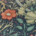 Seaweed Printed Velvet Cushion