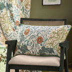 Seaweed Printed Velvet Cushion