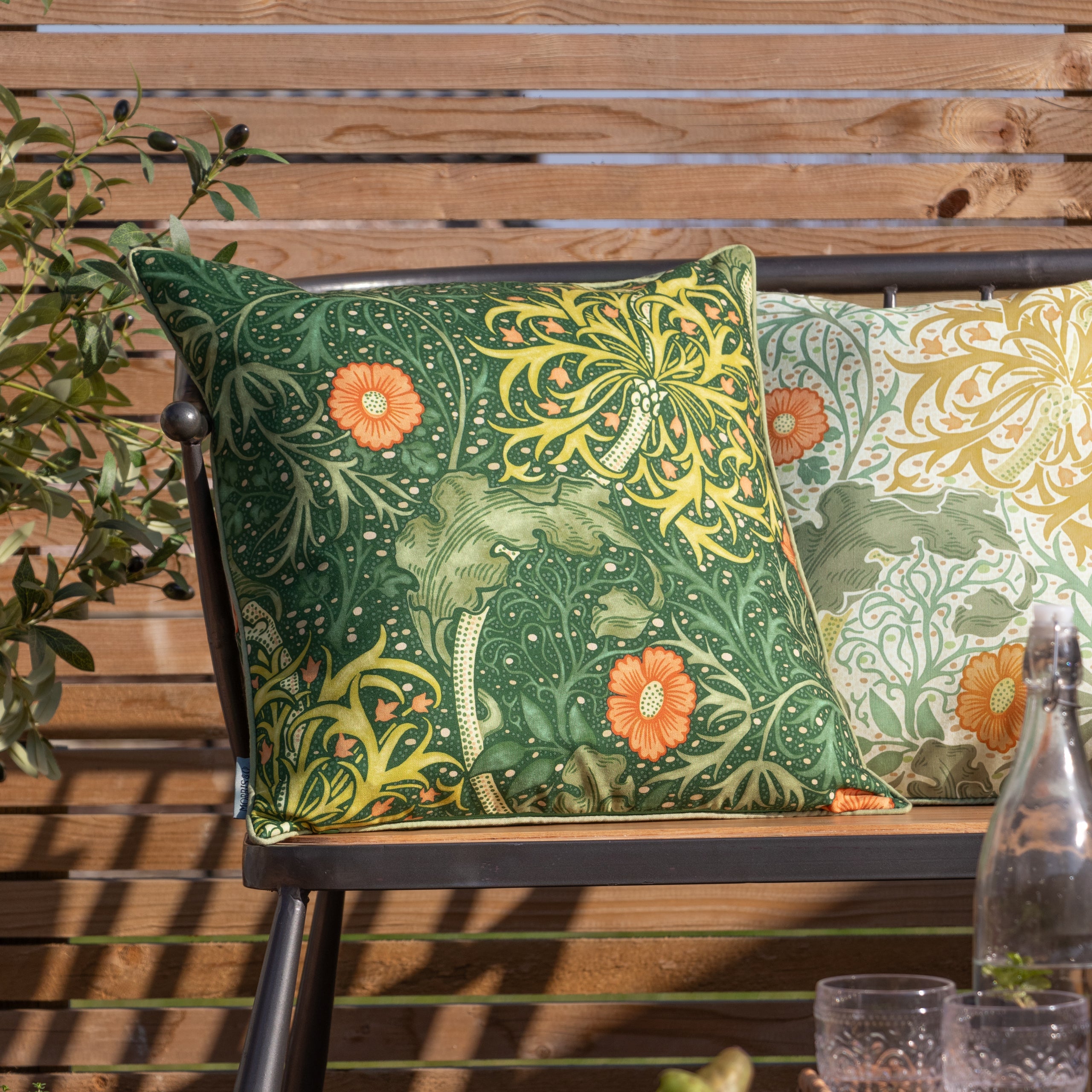 Seaweed Printed Outdoor Cushion