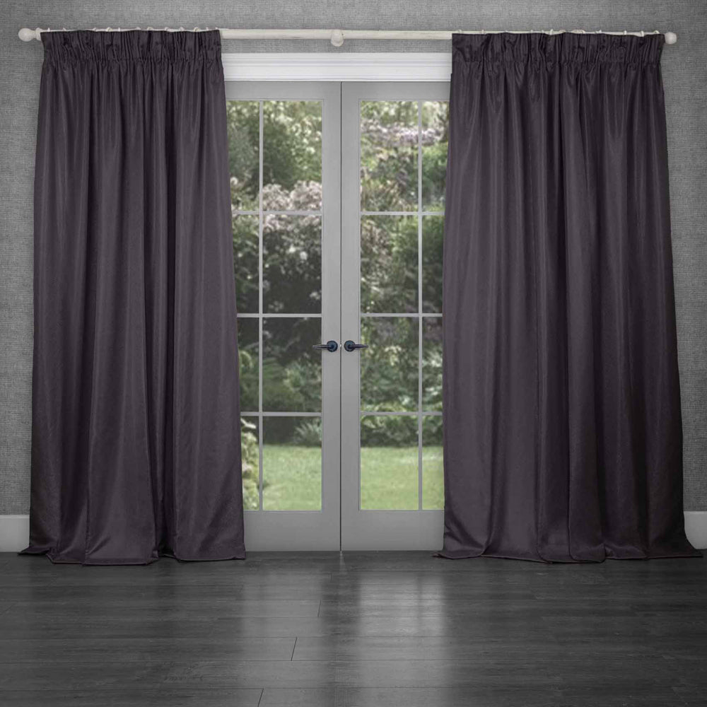 Sereno Woven Pencil Pleat Curtains