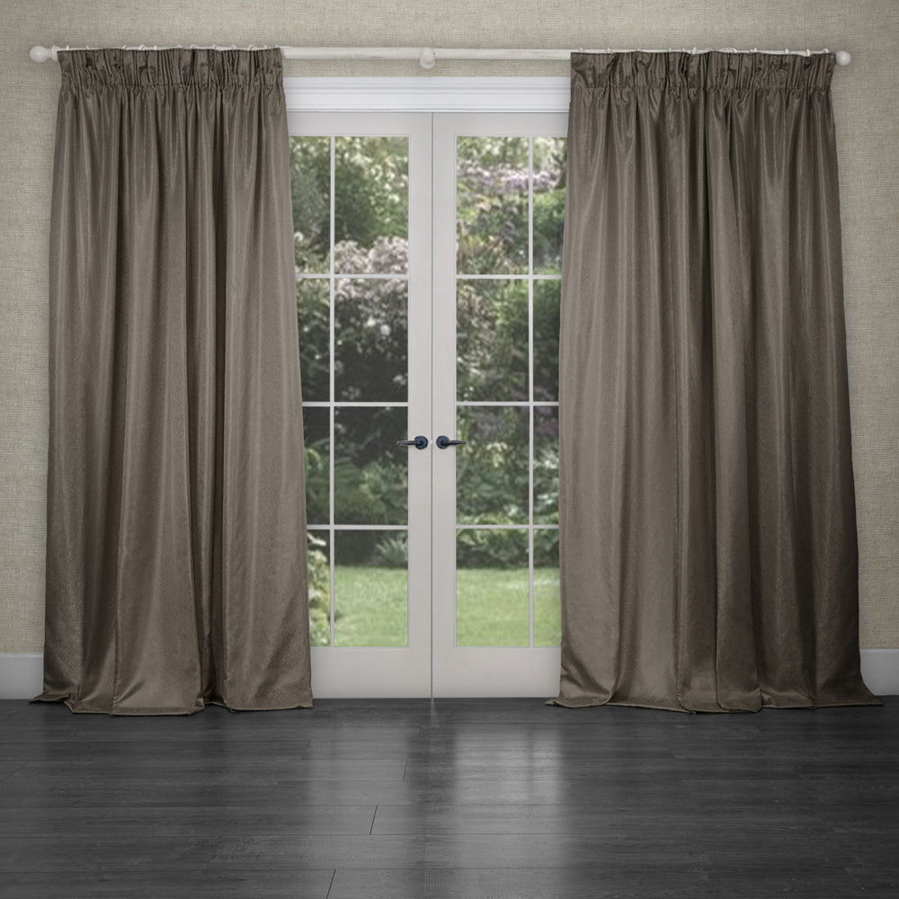 Sereno Woven Pencil Pleat Curtains