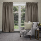Sereno Woven Pencil Pleat Curtains