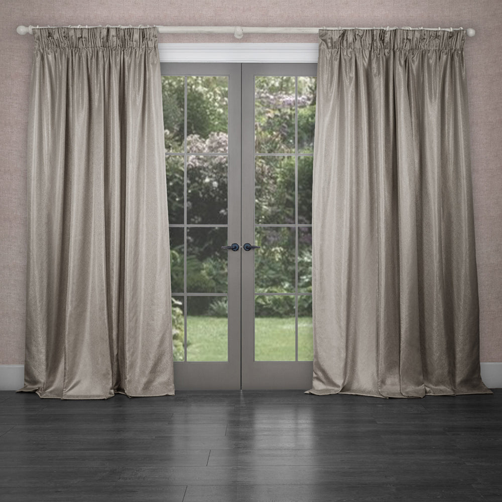 Sereno Woven Pencil Pleat Curtains