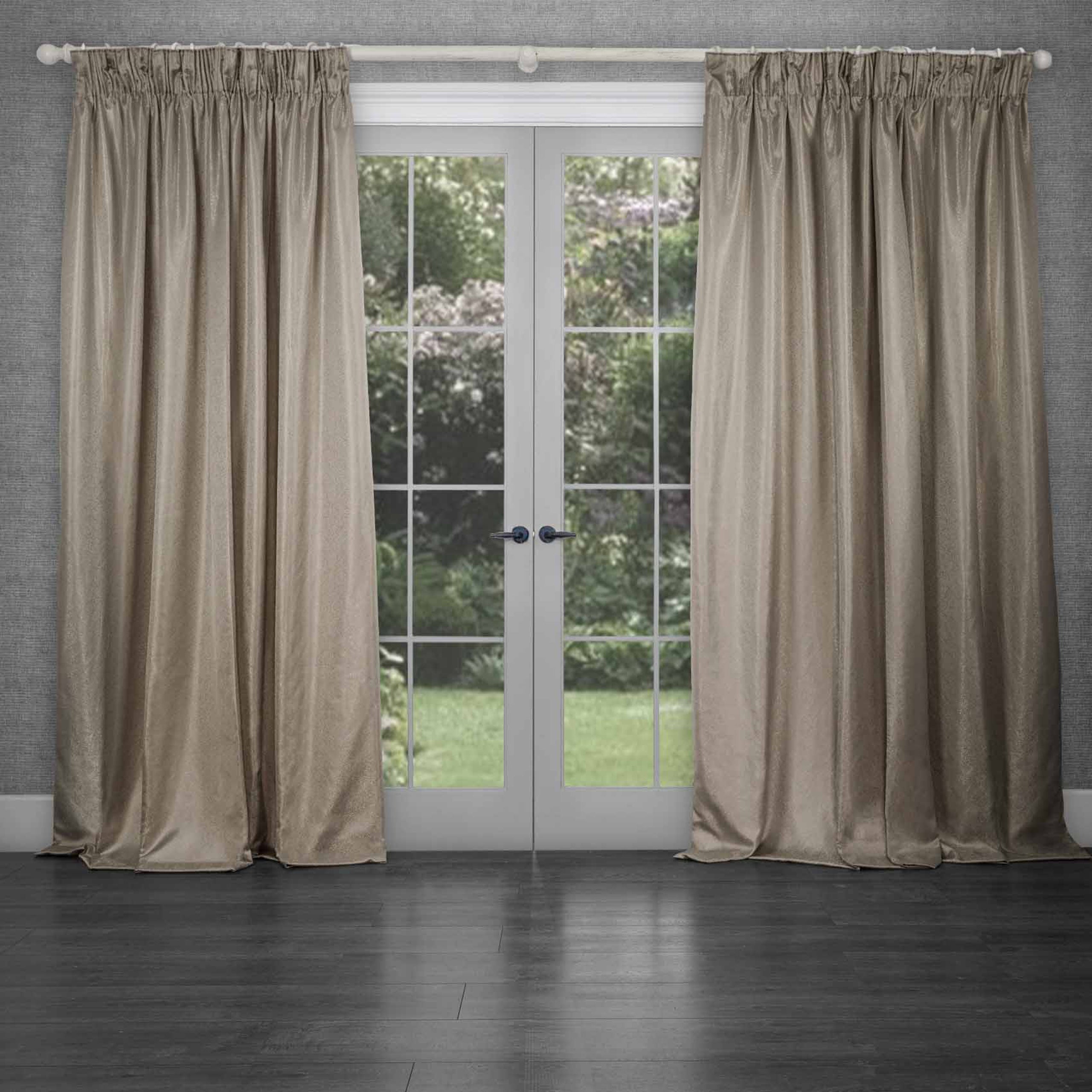 Sereno Woven Pencil Pleat Curtains