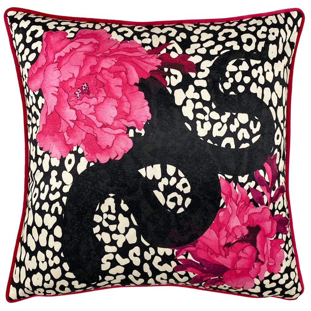 Serpentine Animal Print Cushion