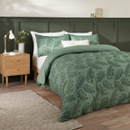 Seville Leaf Tufted Soft Touch Duvet Cover Set