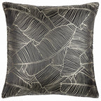 Seymour Embroidered Woven Jacquard Piped Cushion