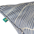 Seymour Embroidered Woven Jacquard Piped Cushion