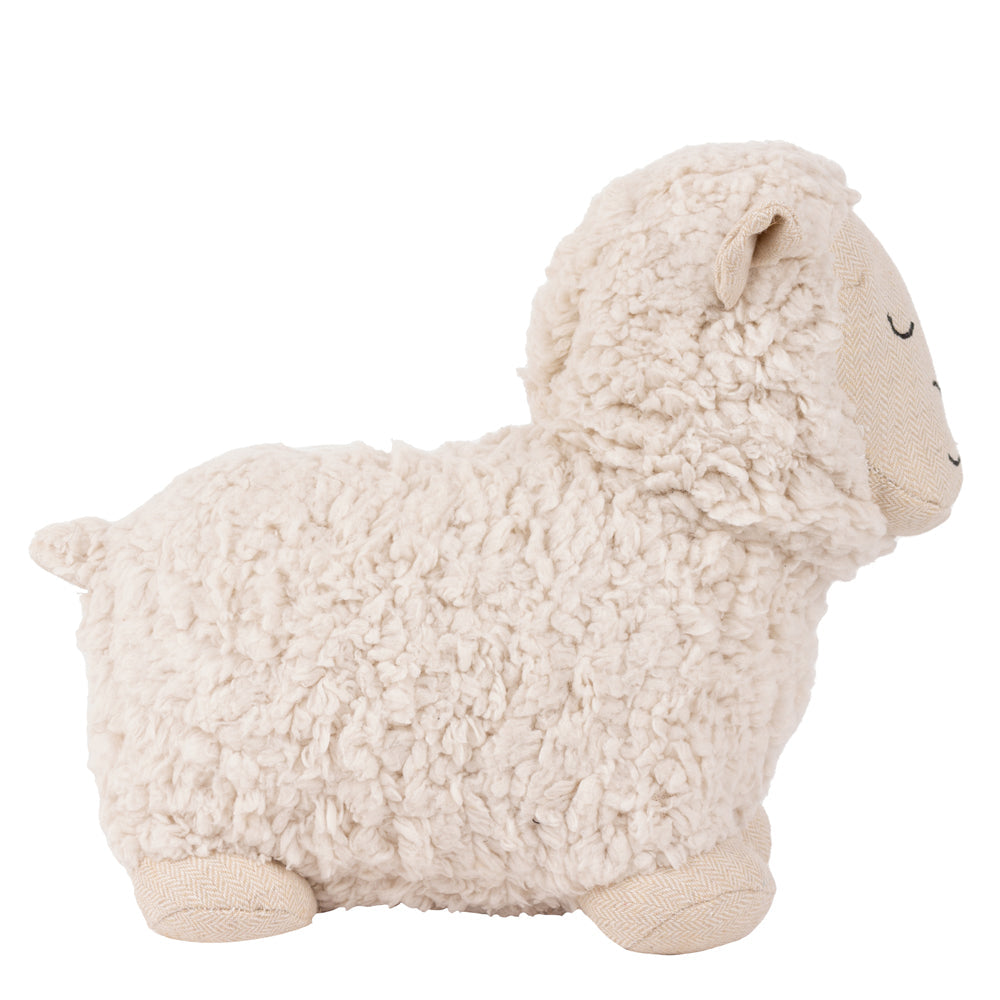 Sheep Shearling Fleece Door Stop