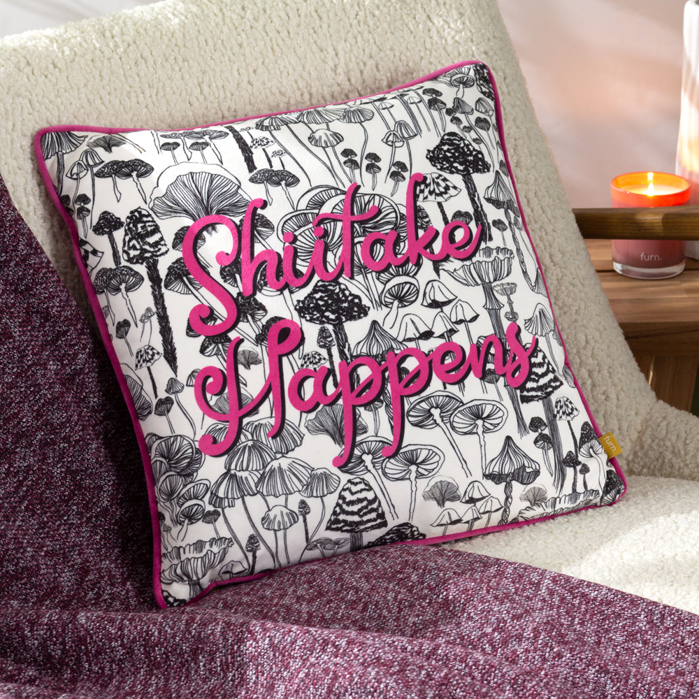 Shiitake Happens Cushion
