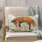 Shugborough Leaping Fox Traditional Cushion