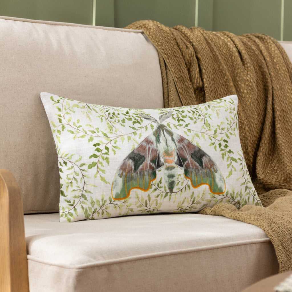 Shugborough Moth Traditional Cushion
