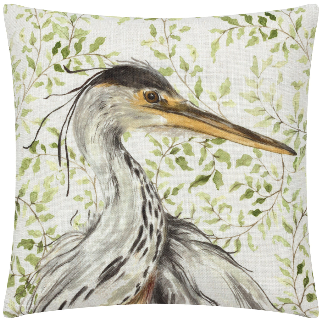 Shugborough Heron Traditional Cushion
