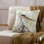 Shugborough Heron Traditional Cushion